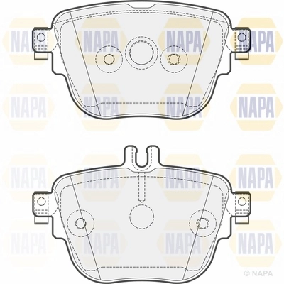 Brake Pad Set, disc brake (NBP1669)