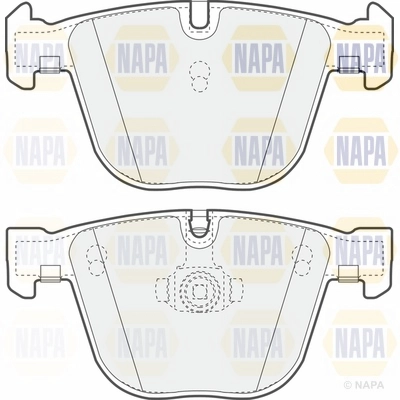 Brake Pad Set, disc brake (NBP1237)