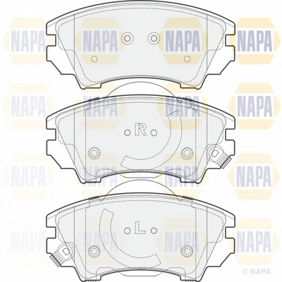 Brake Pad Set, disc brake (NBP1192)