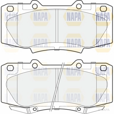 Brake Pad Set, disc brake (NBP1603)