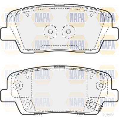 Brake Pad Set, disc brake (NBP1784)