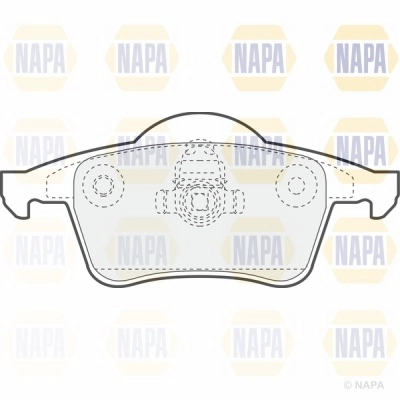 Brake Pad Set, disc brake (NBP1098)