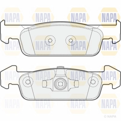 Brake Pad Set, disc brake (NBP1385)