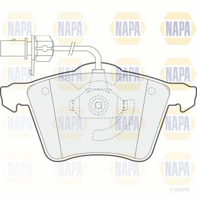 Brake Pad Set, disc brake (PBP7055)