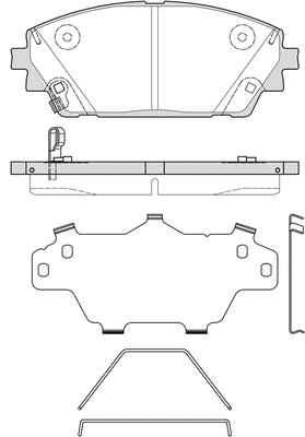 Brake Pad Set, disc brake (PBP7795)
