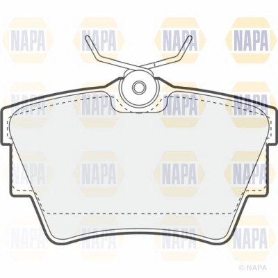 Brake Pad Set, disc brake (NBP1814)