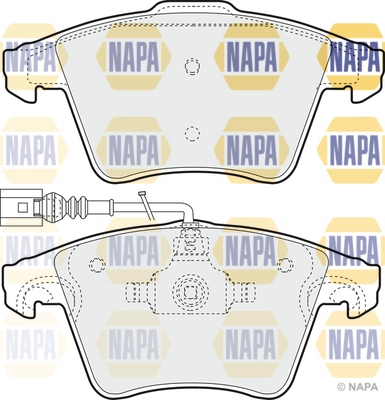 Brake Pad Set, disc brake (NBP1312)