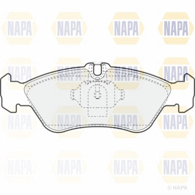 Brake Pad Set, disc brake (NBP1454)