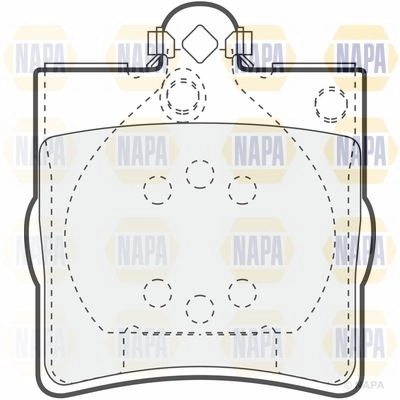 Brake Pad Set, disc brake (NBP1306)