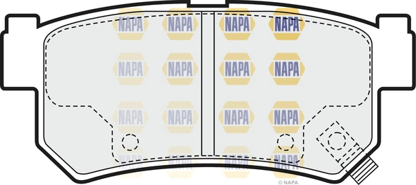 Brake Pad Set, disc brake (NBP1866)
