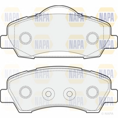 Brake Pad Set, disc brake (NBP1416)