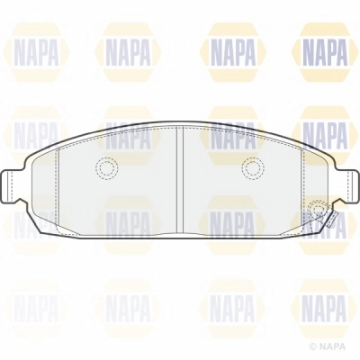 Brake Pad Set, disc brake (NBP1745)