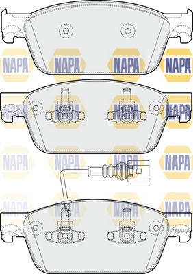 Brake Pad Set, disc brake (NBP1330)