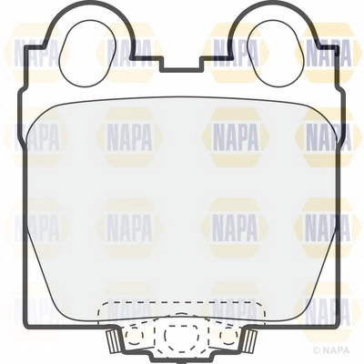 Brake Pad Set, disc brake (NBP1723)