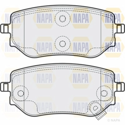 Brake Pad Set, disc brake (NBP1799)