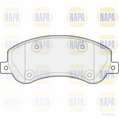 Brake Pad Set, disc brake (NBP1768)