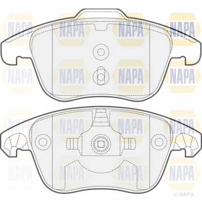 Brake Pad Set, disc brake (NBP1277)