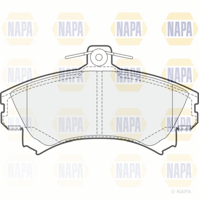 Brake Pad Set, disc brake (PBP7507)