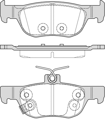 Brake Pad Set, disc brake (PBP7794)