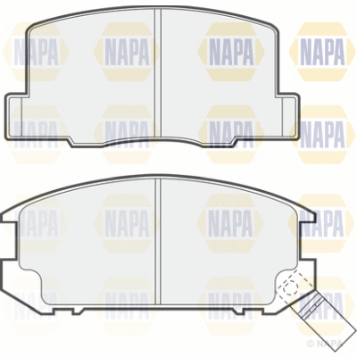 Brake Pad Set, disc brake (PBP7233)