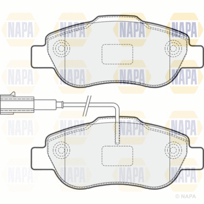 Brake Pad Set, disc brake (PBP7187)