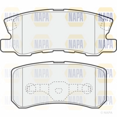 Brake Pad Set, disc brake (NBP1191)