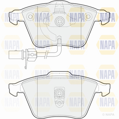 Brake Pad Set, disc brake (PBP7509)