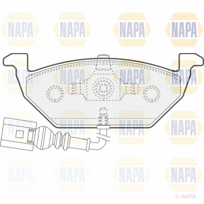 Brake Pad Set, disc brake (NBP1365)