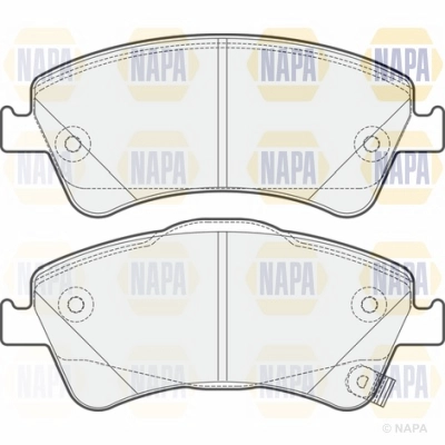 Brake Pad Set, disc brake (NBP1155)