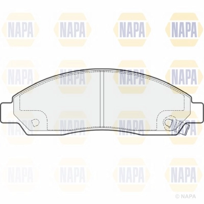 Brake Pad Set, disc brake (NBP1758)