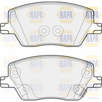 Brake Pad Set, disc brake (NBP1556)