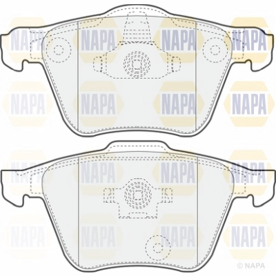 Brake Pad Set, disc brake (NBP1390)