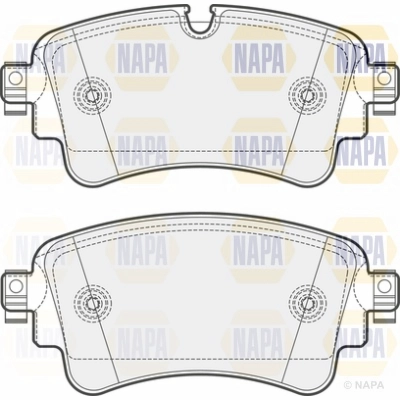 Brake Pad Set, disc brake (NBP1253)