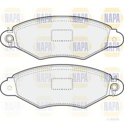 Brake Pad Set, disc brake (PBP7003)