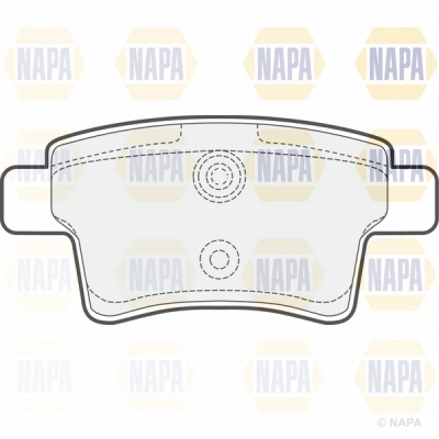 Brake Pad Set, disc brake (NBP1417)