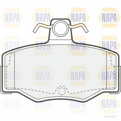 Brake Pad Set, disc brake (NBP1027)