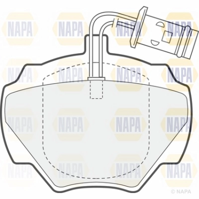 Brake Pad Set, disc brake (NBP1802)