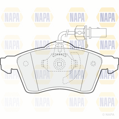 Brake Pad Set, disc brake (PBP7570)