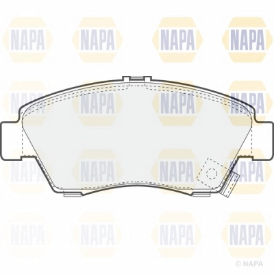 Brake Pad Set, disc brake (NBP1195)