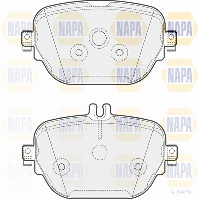 Brake Pad Set, disc brake (PBP7710)