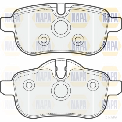 Brake Pad Set, disc brake (NBP1763)