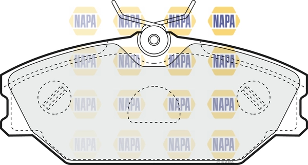 Brake Pad Set, disc brake (NBP1007)