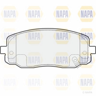 Brake Pad Set, disc brake (NBP1393)