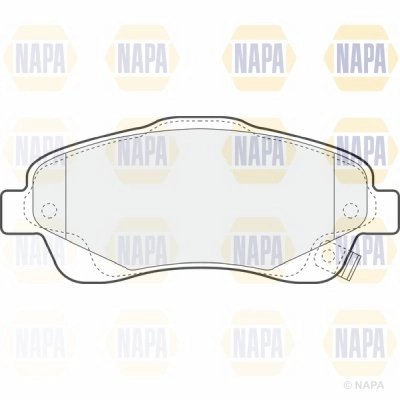 Brake Pad Set, disc brake (NBP1150)