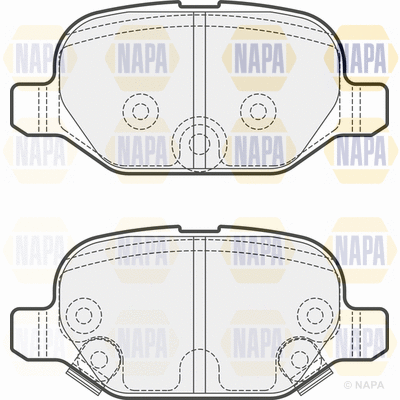 Brake Pad Set, disc brake (PBP7684)