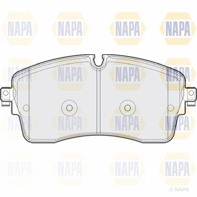 Brake Pad Set, disc brake (NBP1654)