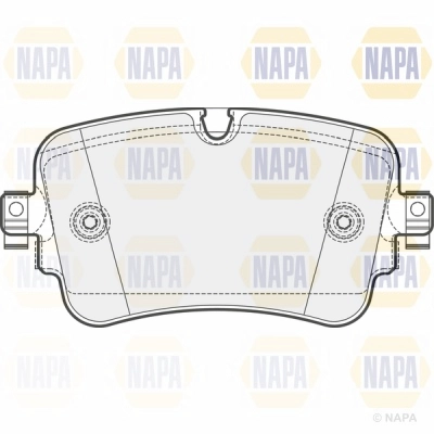 Brake Pad Set, disc brake (NBP1628)