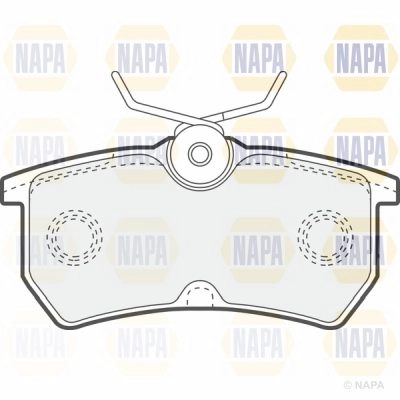 Brake Pad Set, disc brake (NBP1258)