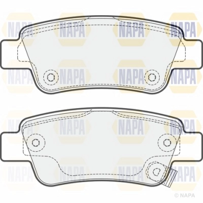 Brake Pad Set, disc brake (NBP1612)