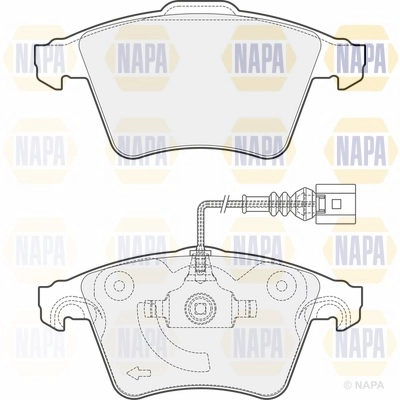 Brake Pad Set, disc brake (NBP1697)